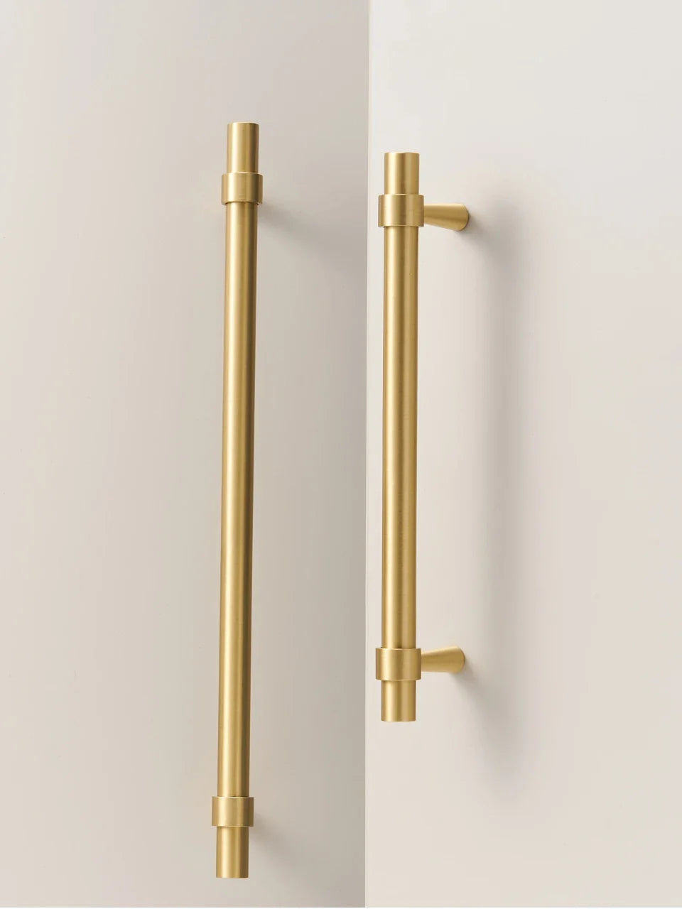 Solid Brass Stepped Ring Cabinet Pull
