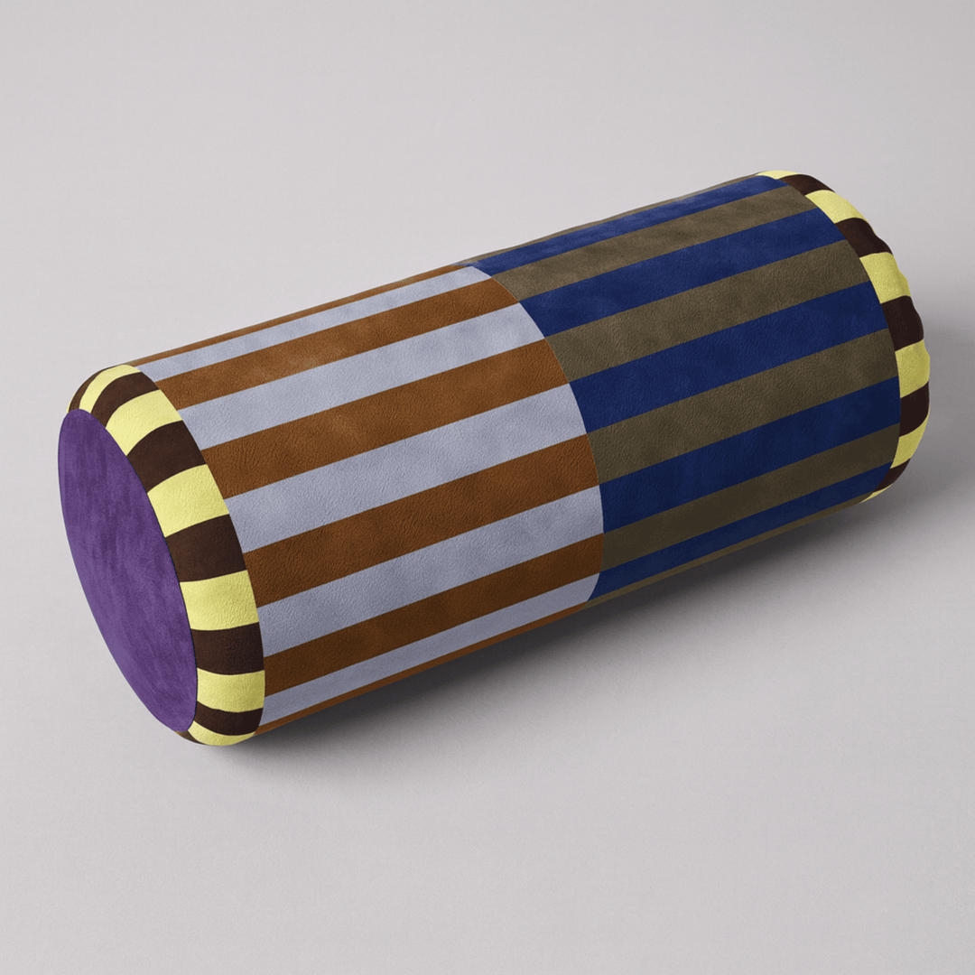 Velvet Cylinder Bolster Pillow 3