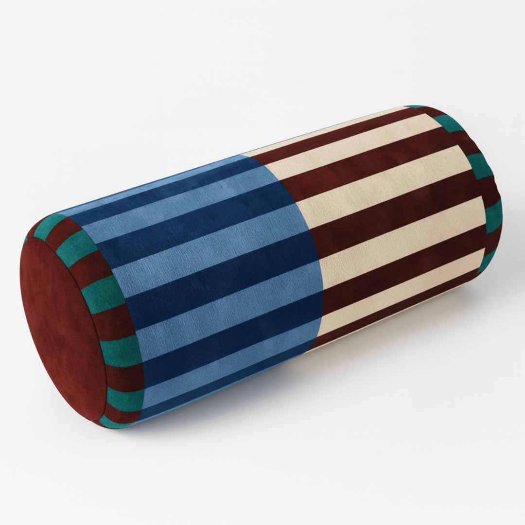 Velvet Cylinder Bolster Pillow 4