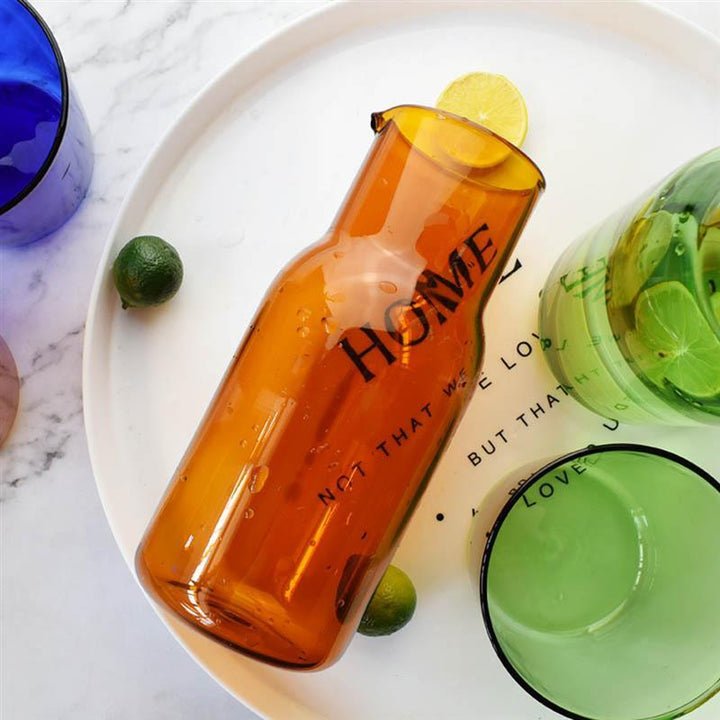 Color-Tinted Jug & Tumbler Set full color range lifestyle