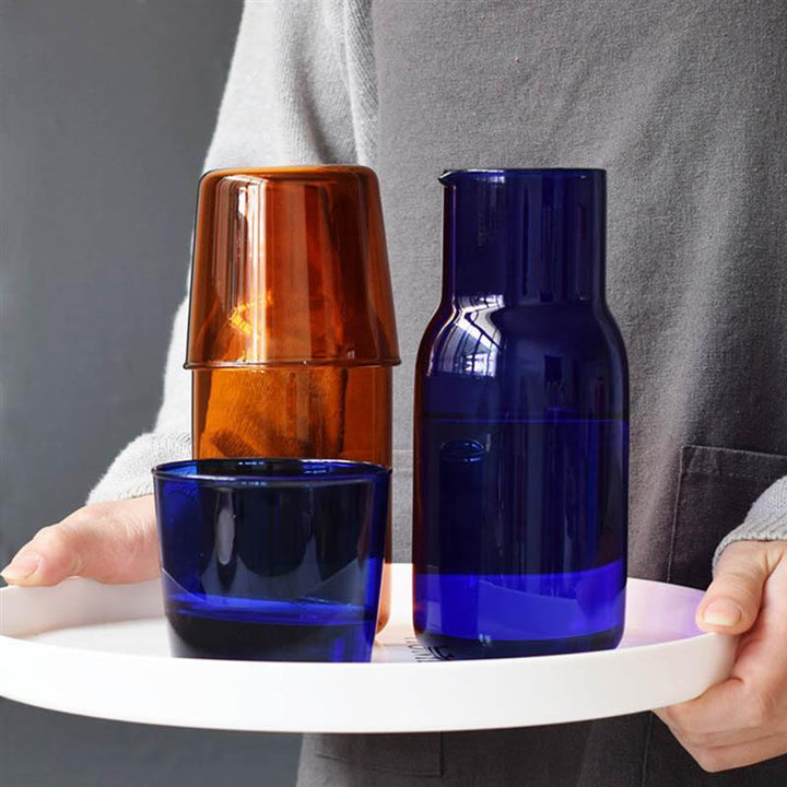 Color-Tinted Jug & Tumbler Set table setting lifestyle