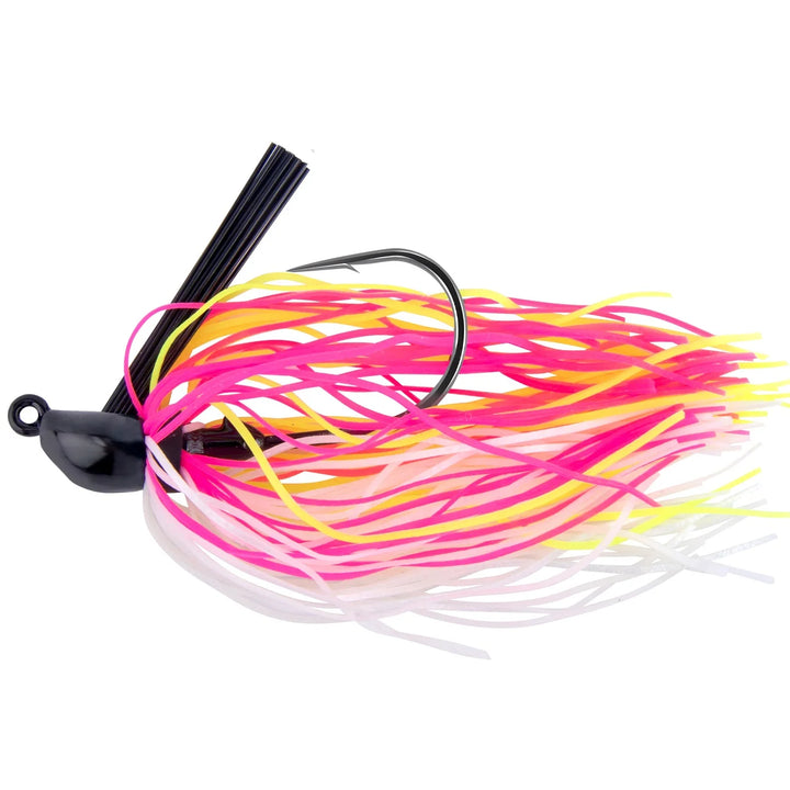 Vibrant Silicone Swim Jigs for Bass 12