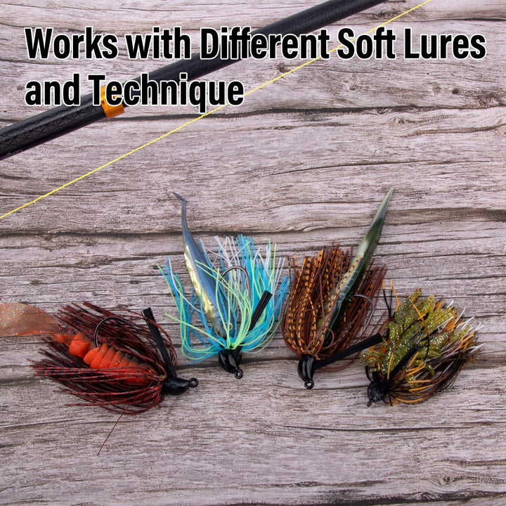 Vibrant Silicone Swim Jigs for Bass 2