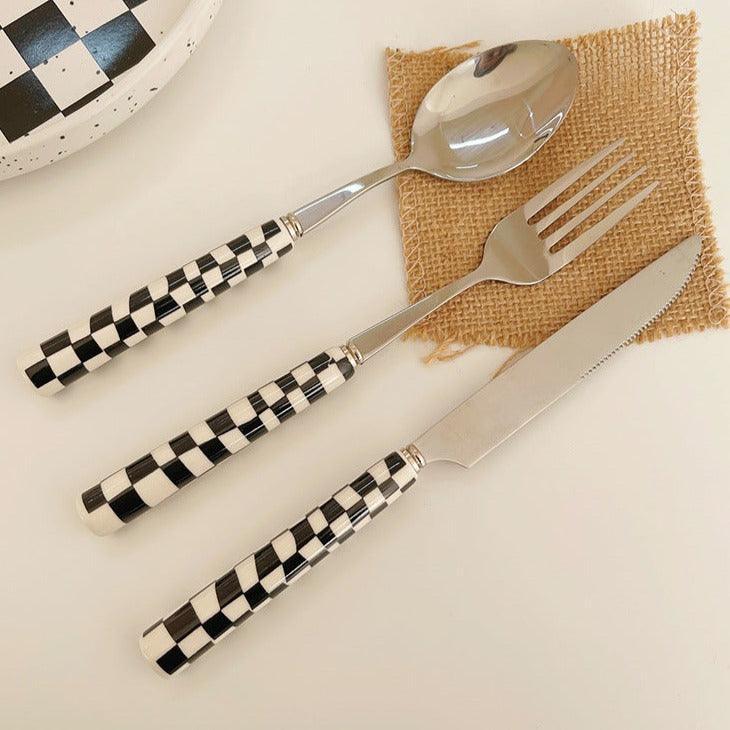 Vibrant Stainless Steel Cutlery Set 0
