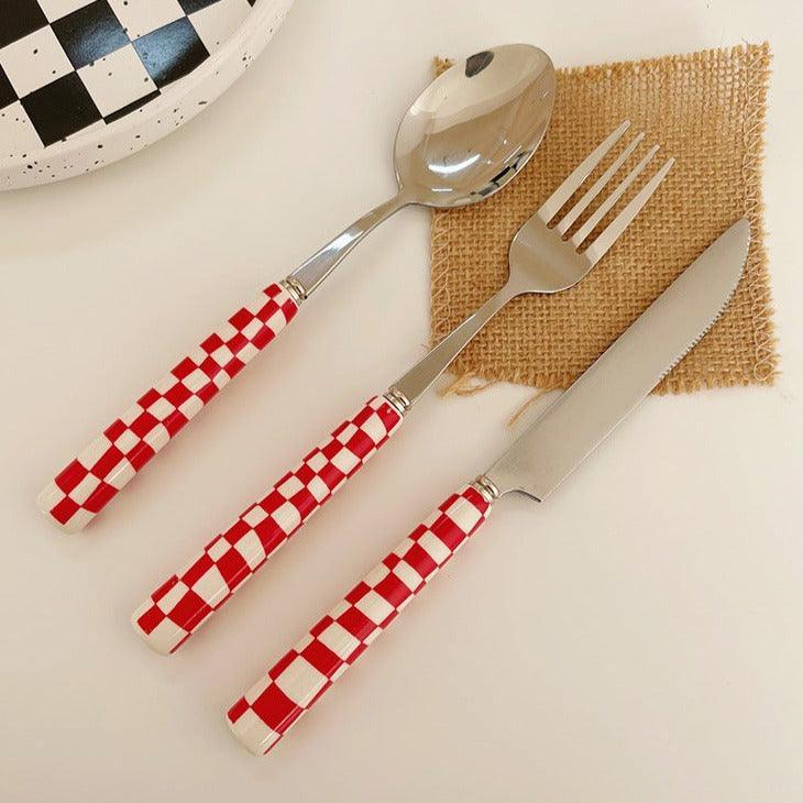 Vibrant Stainless Steel Cutlery Set 5