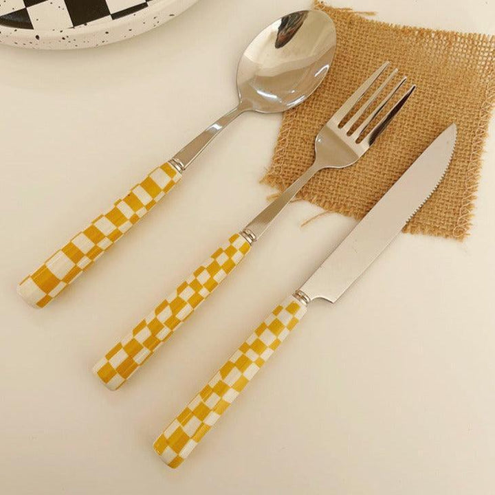 Vibrant Stainless Steel Cutlery Set 6