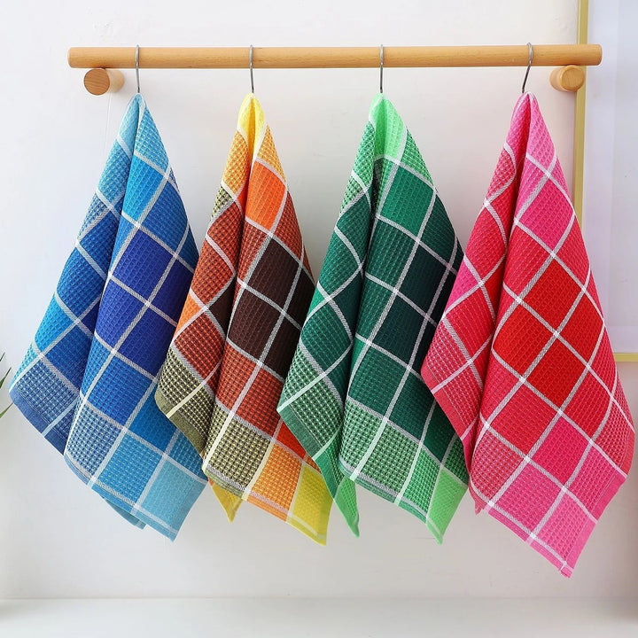Vibrant Waffle Weave Towels 2