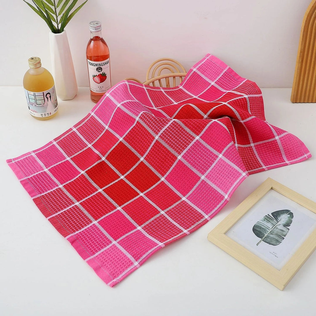 Vibrant Waffle Weave Towels 7