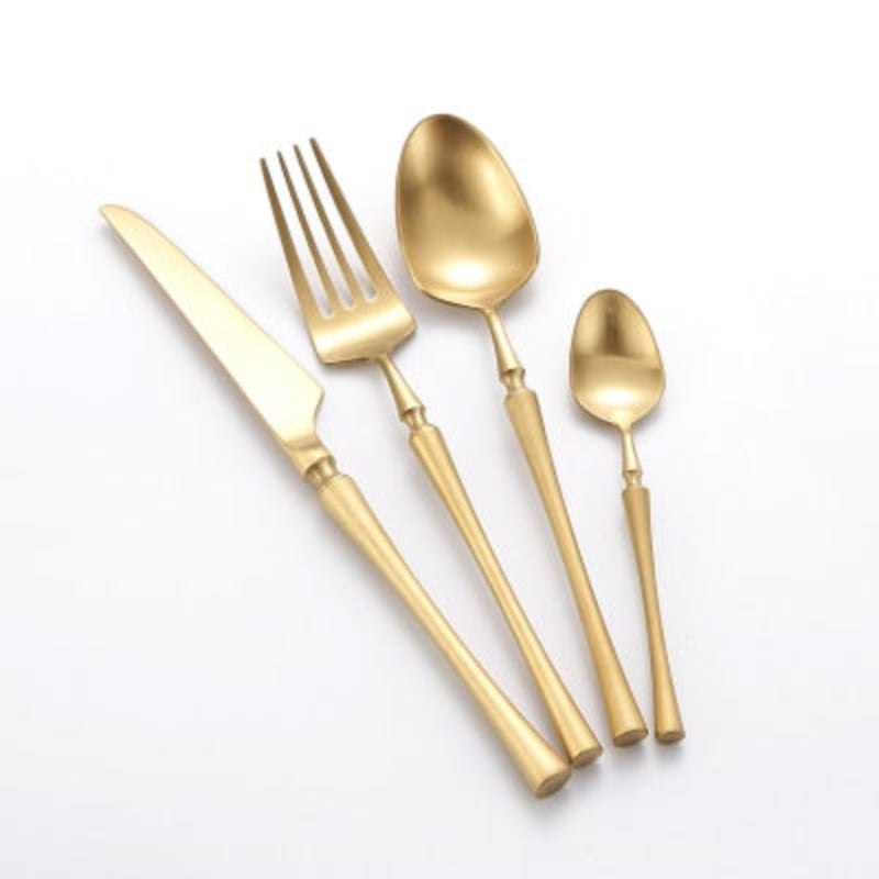 Black Ridgemont Matte Cutlery – Detail View