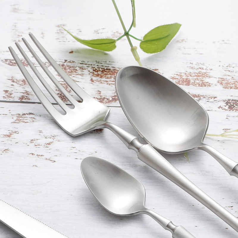 Ridgemont Matte Cutlery – Place Setting View