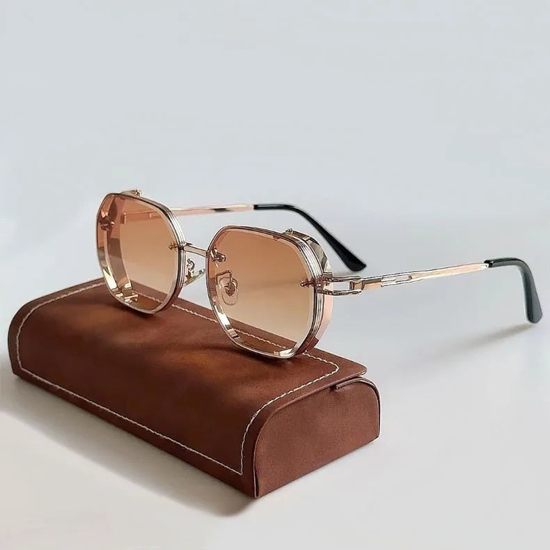 Vintage Aluminum Sunglasses 2