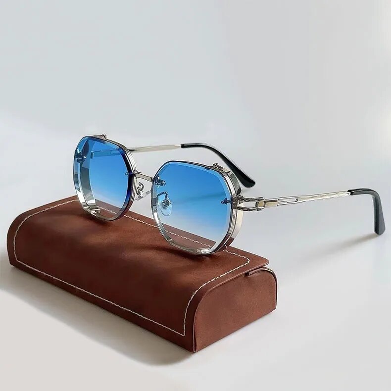 Vintage Aluminum Sunglasses 3