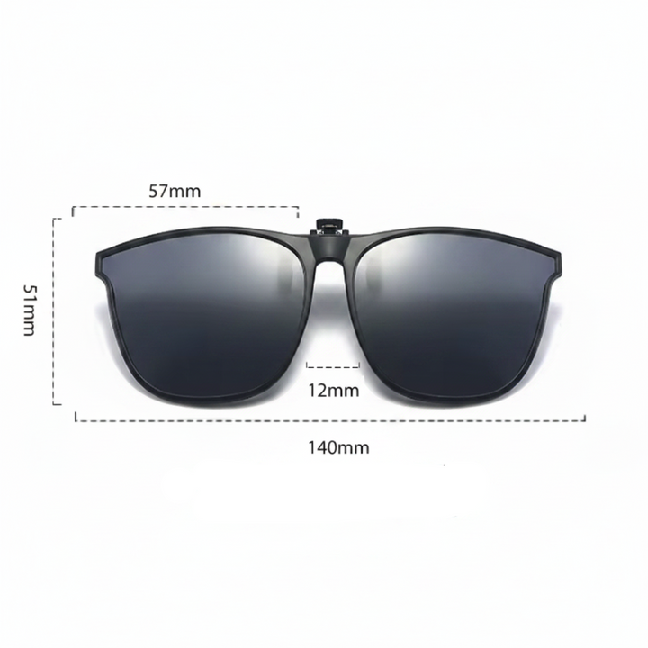 Vintage Clip-On Polarized Sunglasses 8