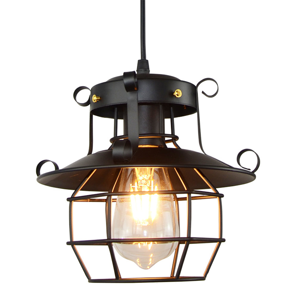 Vintage Metal Cage Pendant Lighting 6