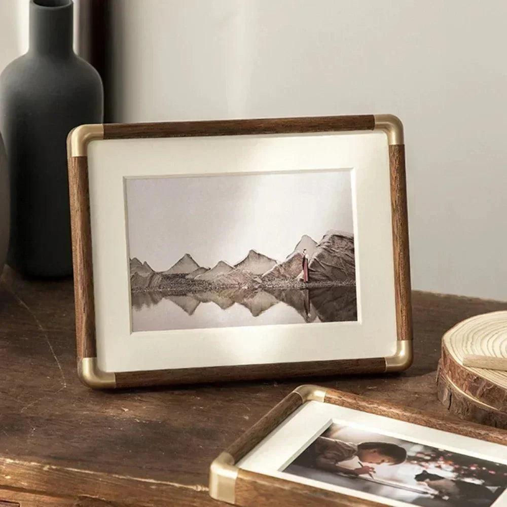 Black Walnut Wood Photo Frame lifestyle