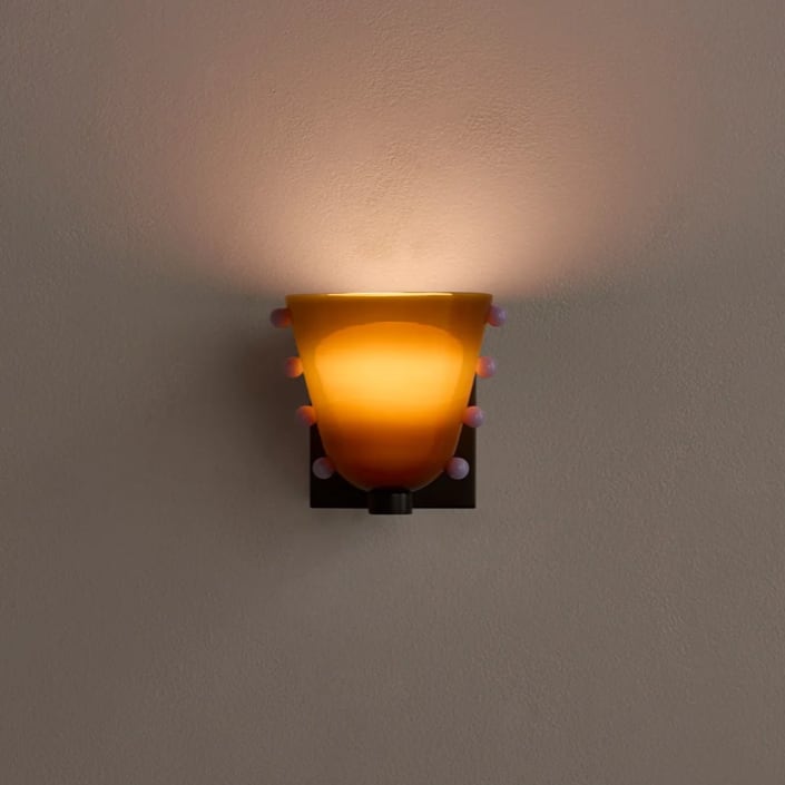 Sprinkled Glass Wall Sconce