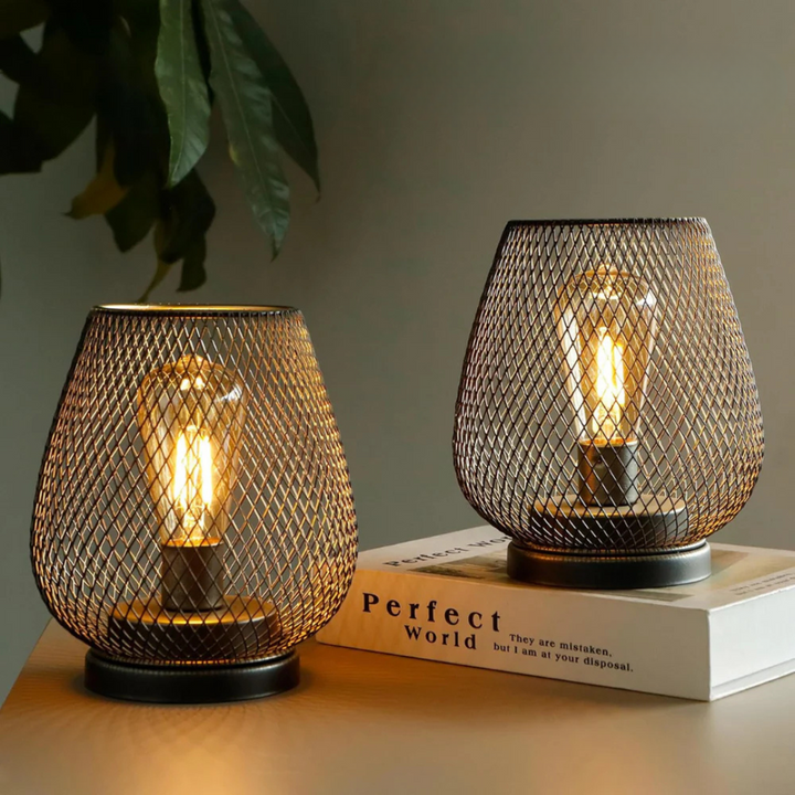 Warm Metal Table Lamp 0