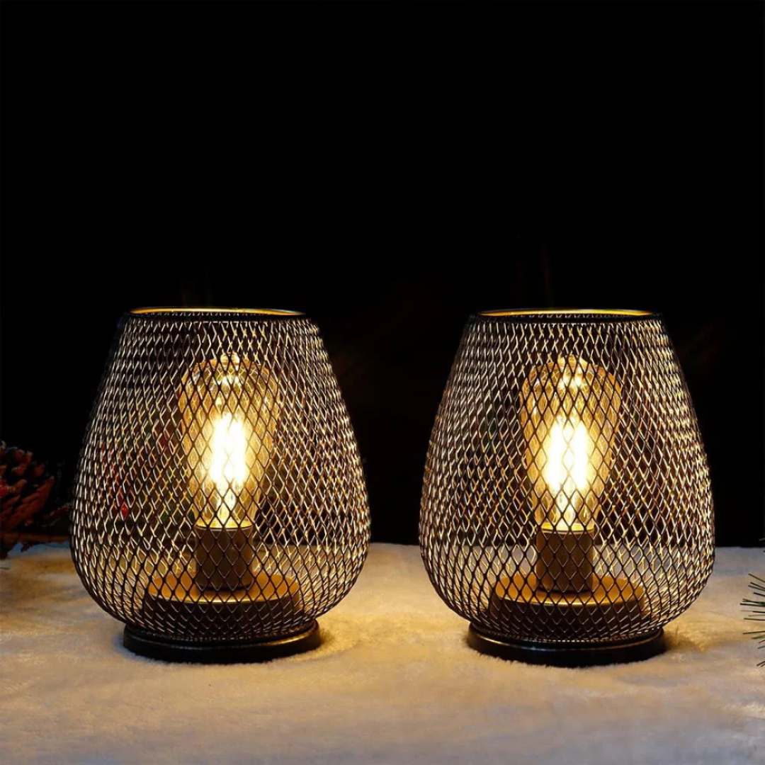 Warm Metal Table Lamp 1