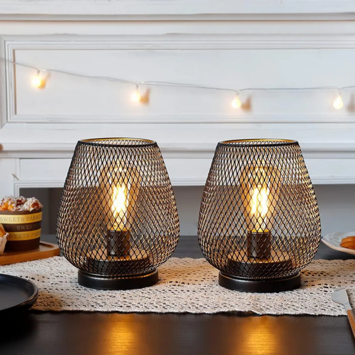 Warm Metal Table Lamp 4