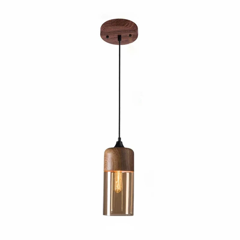 Warm Rustic Glass Pendant Light 0