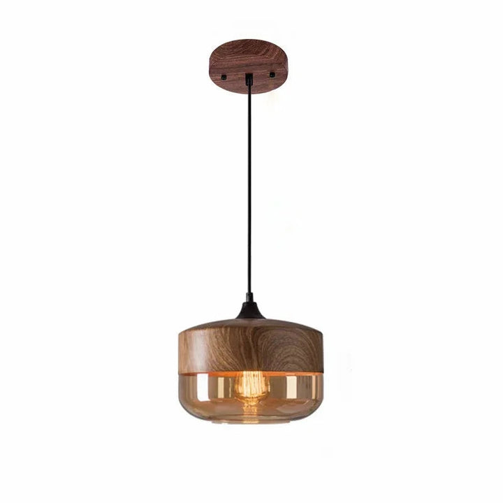 Warm Rustic Glass Pendant Light 10