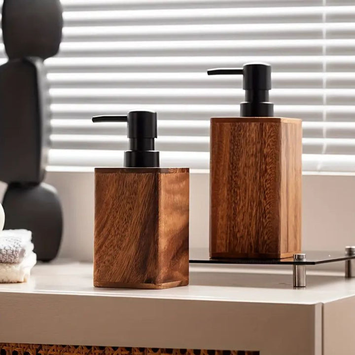Warm Walnut Hand Soap Dispenser 3