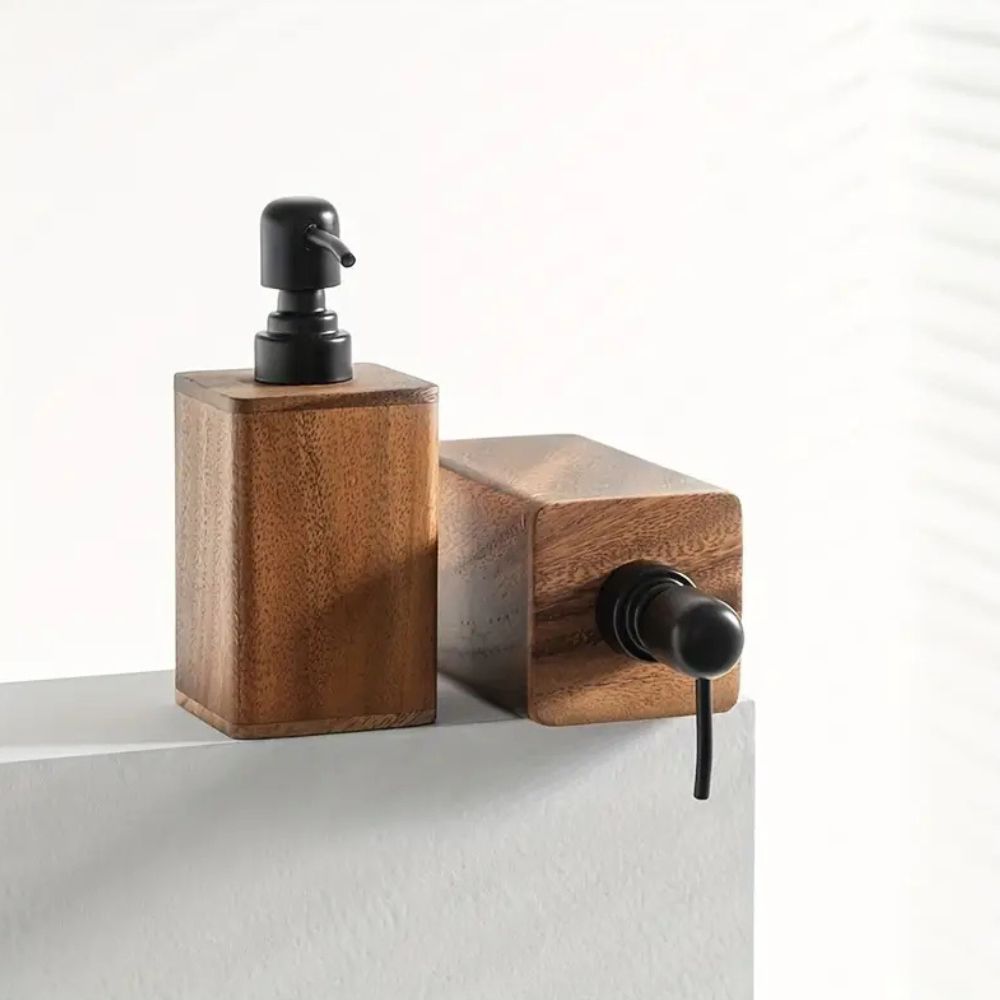 Warm Walnut Hand Soap Dispenser 5
