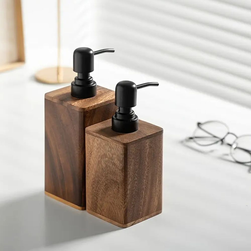 Warm Walnut Hand Soap Dispenser 7