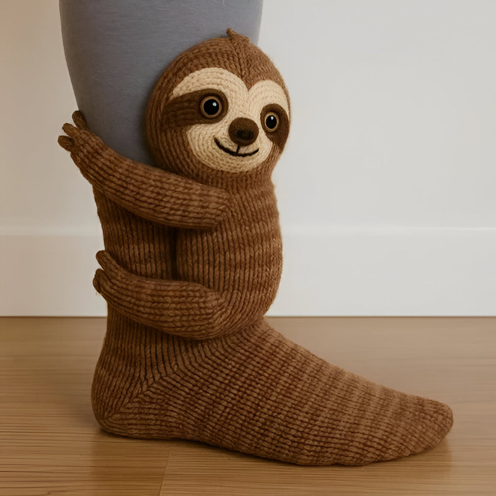 Plush 3D Animal Socks