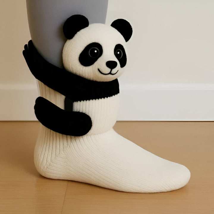 Plush 3D Animal Socks
