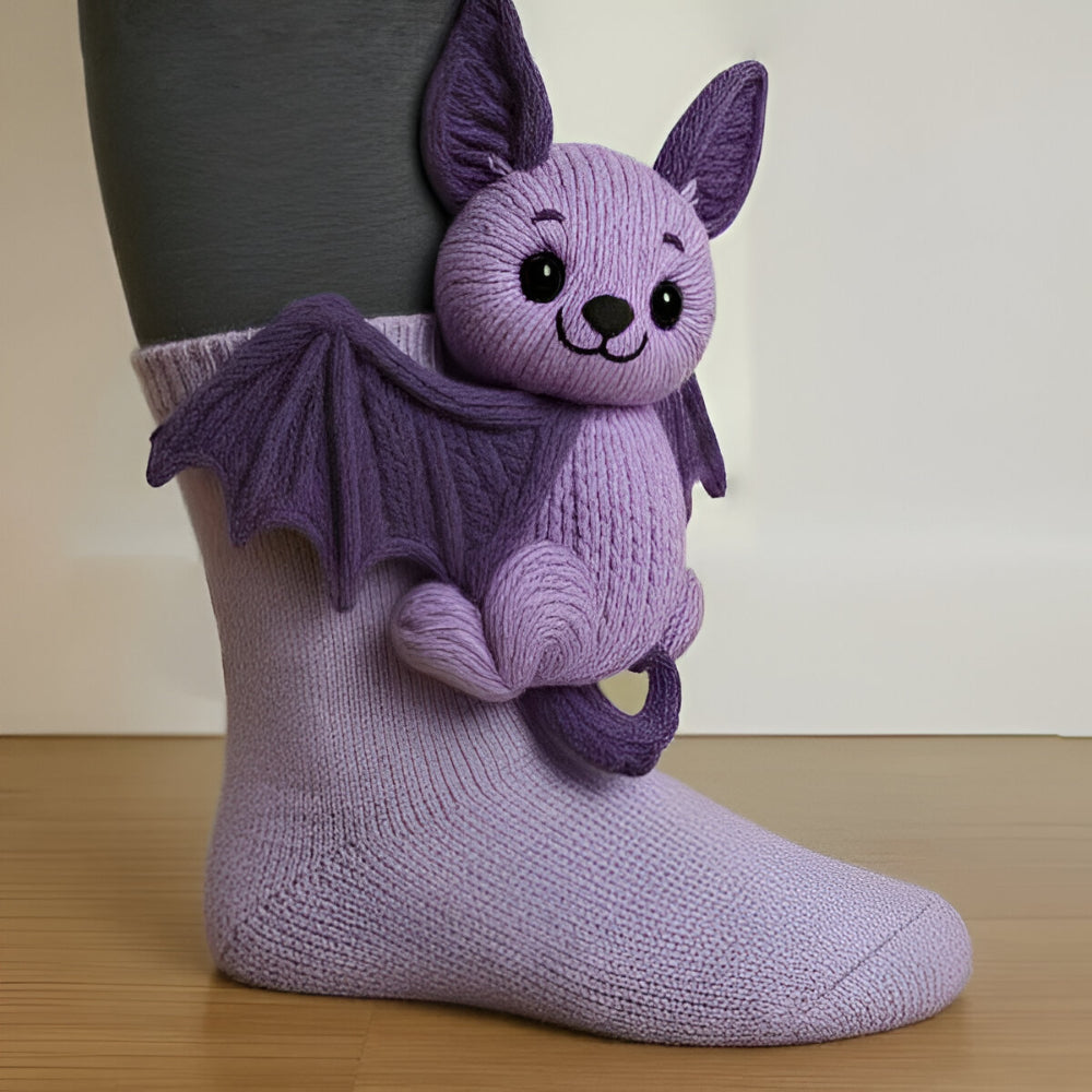 Plush 3D Animal Socks