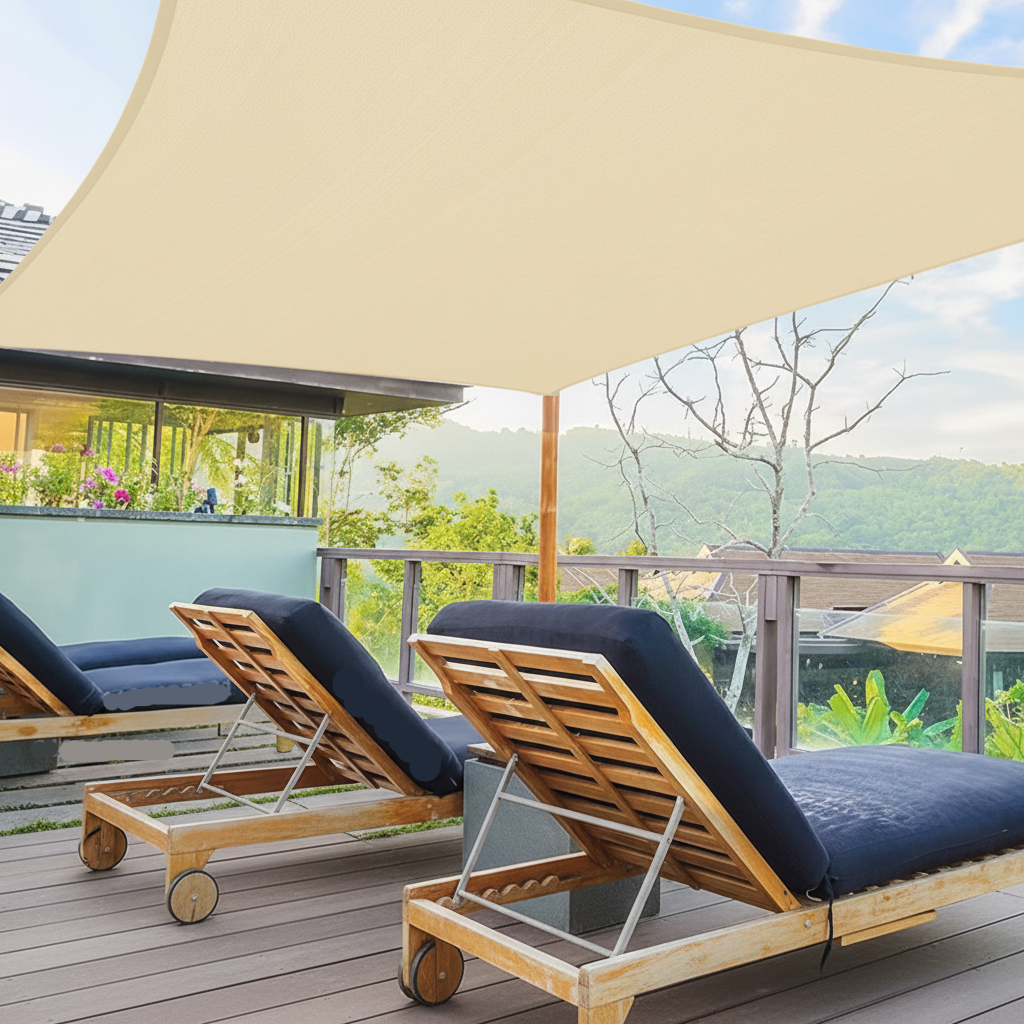 Waterproof Rectangle Shade Sail 3