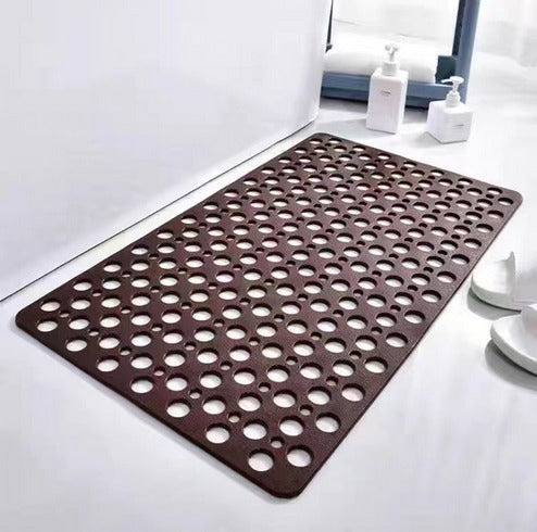 Premium Non-Slip Antibacterial Shower Mat with Suction Cups for Safety & Hygiene