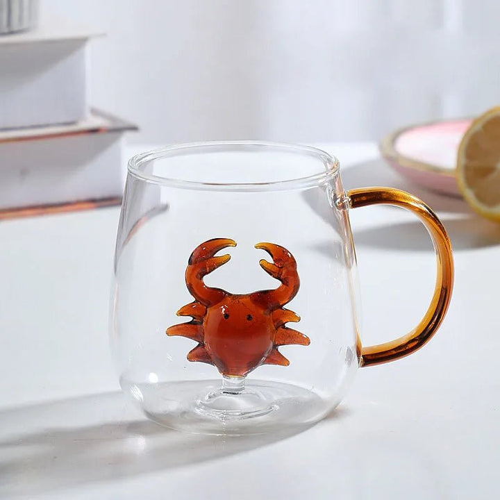 Whimsical Borosilicate Glass Mug 14