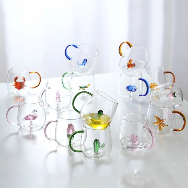 Whimsical Borosilicate Glass Mug 2