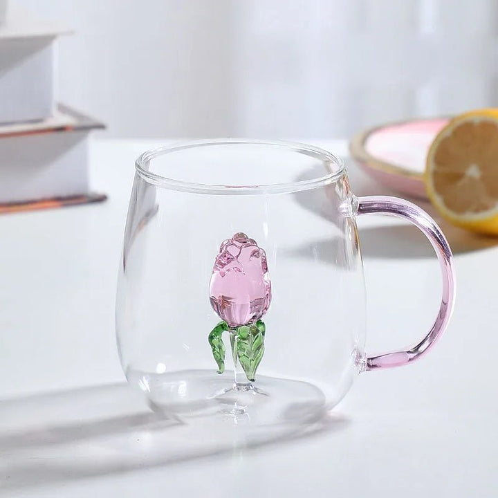 Whimsical Borosilicate Glass Mug 7