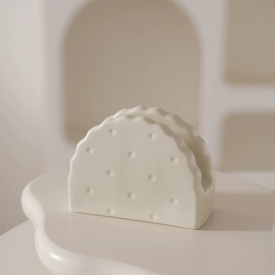 Whimsical Ceramic Napkin Holder for Table 10
