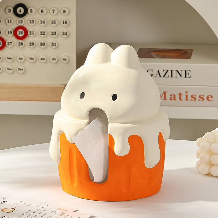Whimsical Ceramic Tissue Box Cover 2