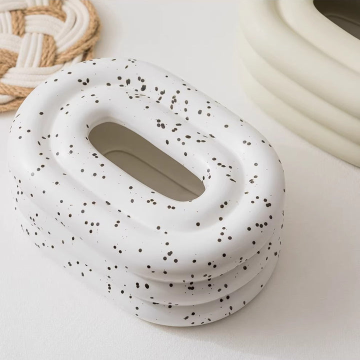 Whimsical Ceramic Tissue Holder 1