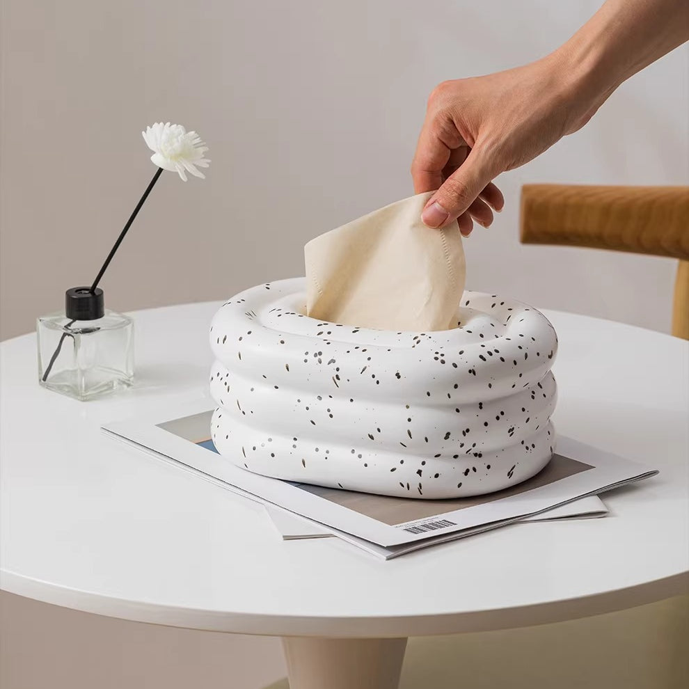 Whimsical Ceramic Tissue Holder 3
