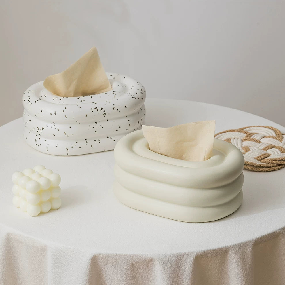 Whimsical Ceramic Tissue Holder 8