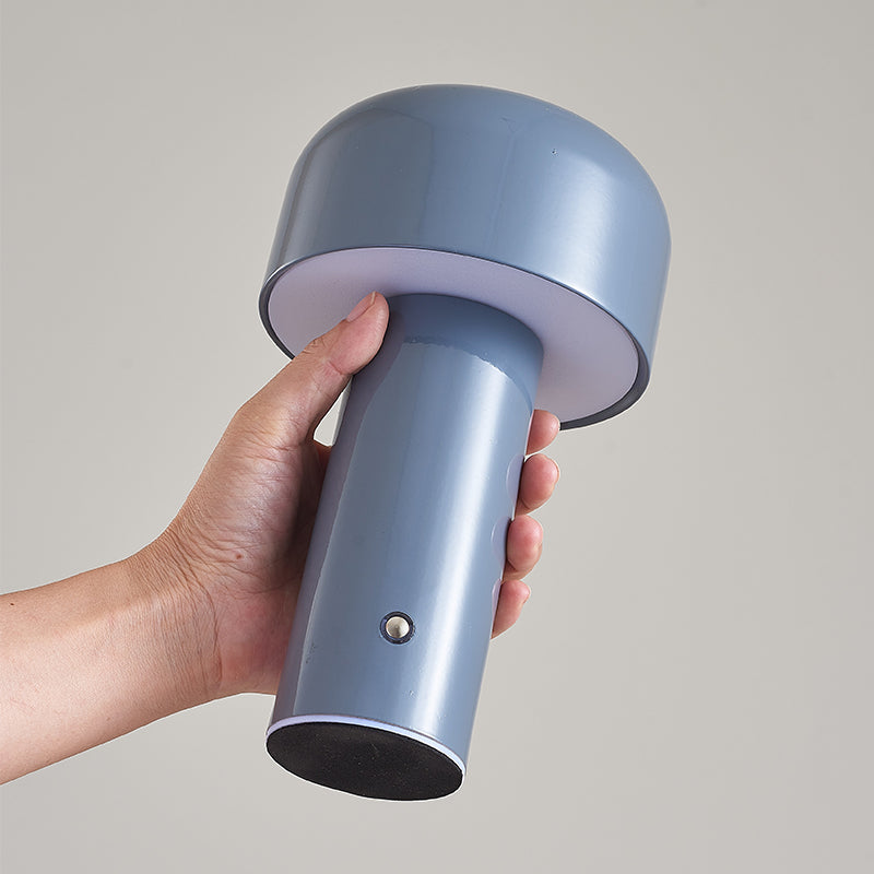 Grey Rechargeable Mushroom LED Lamp color options