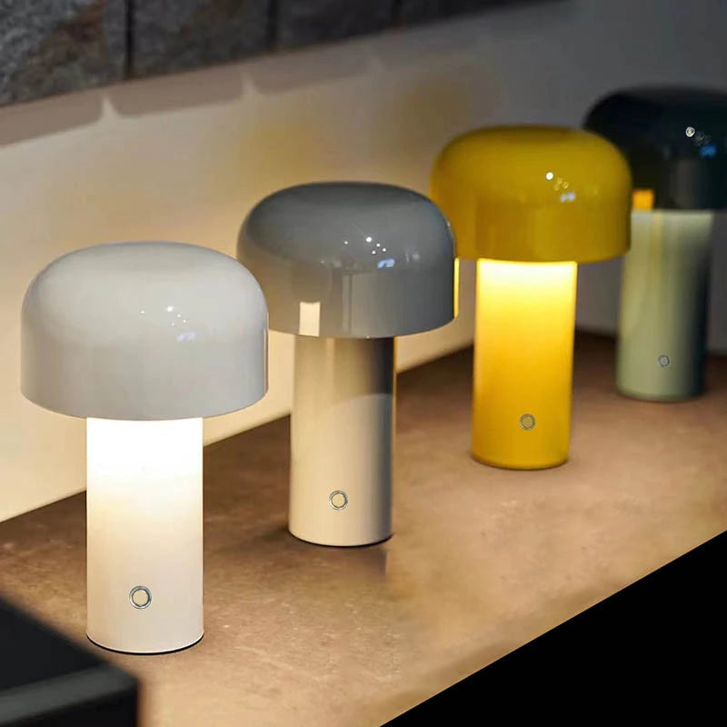 Rechargeable Mushroom LED Lamp