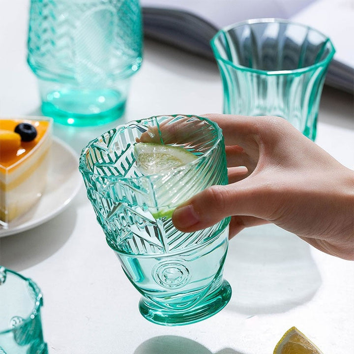 Whimsical Glass Tumblers Set 3