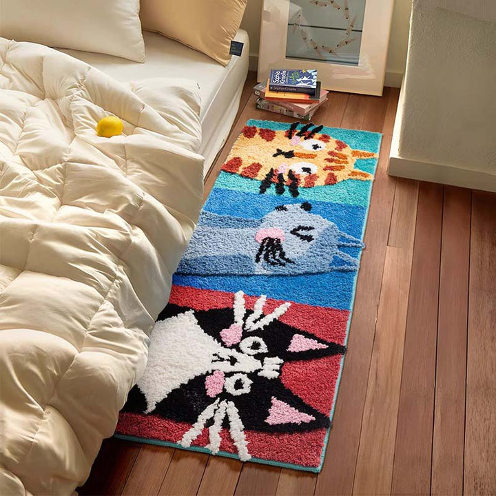 Whimsical Microfiber Cat Mat 1