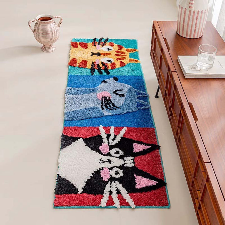 Whimsical Microfiber Cat Mat 2