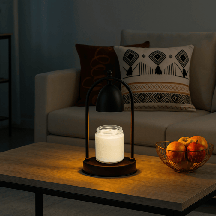 Wooden Candle Warmer Lamp 2