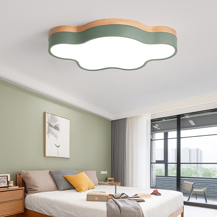 Wooden LED Ceiling Light 2
