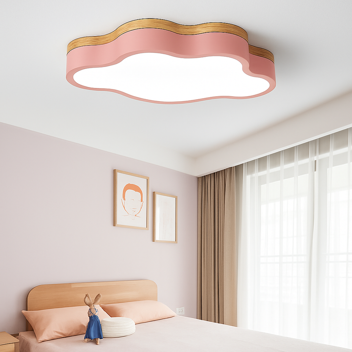 Wooden LED Ceiling Light 4