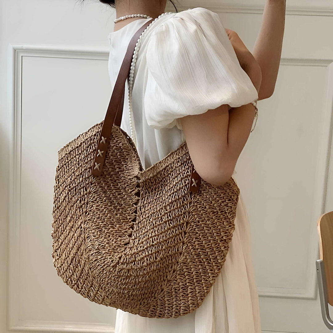 Woven Beach Tote Bag for Women 0